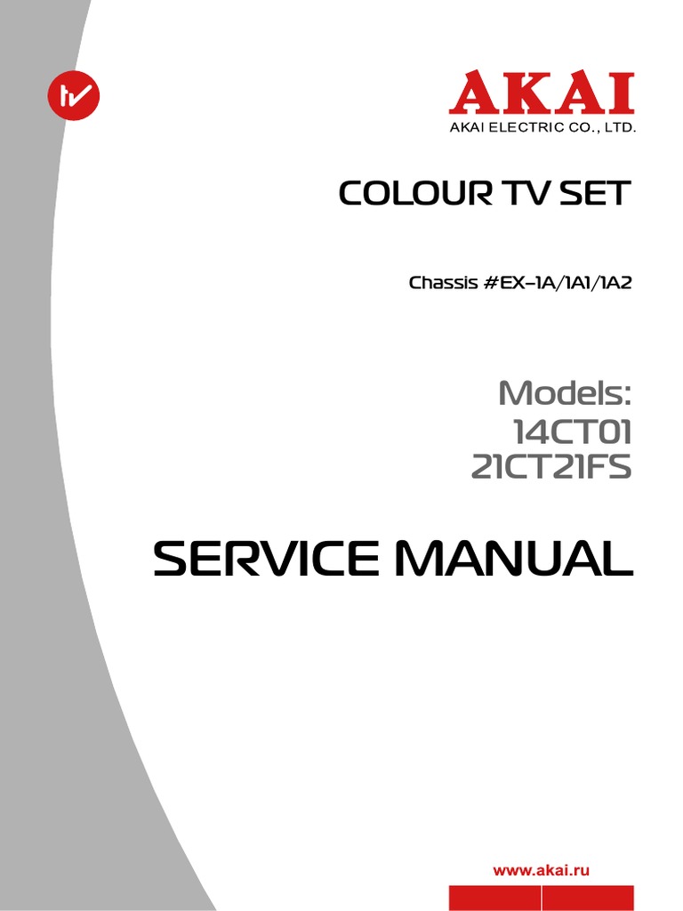 Service Manual: Colour TV Set | PDF | High Voltage | Information And