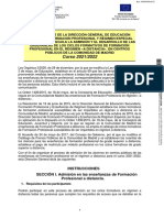 2021-08-24 Instrucciones Dgesfpre Admision Fp-Distancia 2021-2022