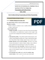 Q.1. Define Problem. What Are Steps in Problem Solving? Definition of Problem