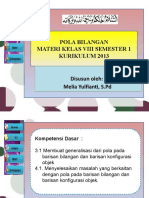 MEDIA PEMBELAJARAN 3.1. POLA BILANGAN (Pertemuan 1)