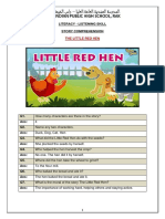 Story-Comprehension---The-Little-Red-Hen