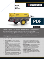 Atlas Copco XAS 67 DD Portable Air Compressor: Delivering Innovation, Results & Reliability, While Saving You Money
