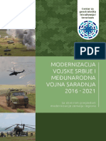 Modernizacija Vojske Srbije I Međunarodna Vojna Saradnja 2016-2021