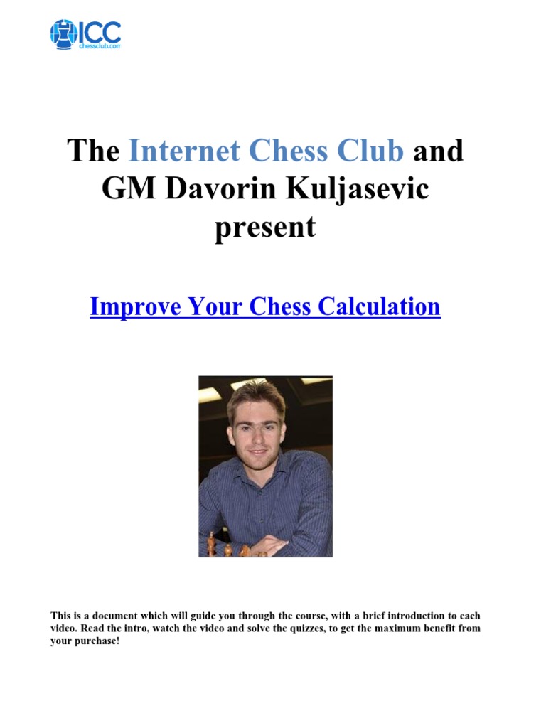Improve Your Chess Calculation Course | PDF | Chess | Thought