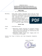 Surat Tugas Ukom Asisten Peksos SMKN 5 Samarinda 23 26 Juni 2021