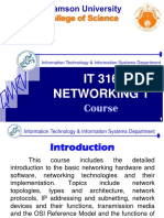 IT 316 Module 1 Introduction To Networking