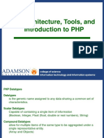 Lesson 3 - PHP Datatypes