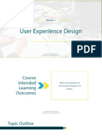 User Experience Design: Information Technology and Information Systems Department