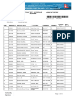 Trail Test Schedule Report - Addcategory: Sign / Result License Type Category