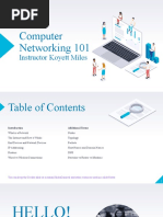 Computer Networking 101: Instructor Koyett Miles