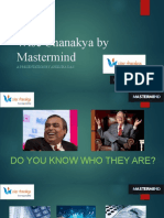 Wise Chanakya by Mastermind: A Presentation by Apeksha Das