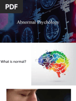 Abnormal Psychology AA