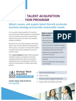 Strategic Talent Acquisition Certification Program