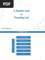 Resident Load Vs Preceding Load