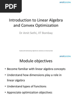 Linear Algebra and Optimization