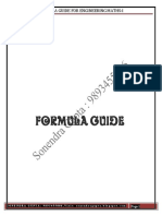 Formula Guide For Engineering Maths-I