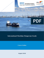International Maritime Dangerous Goods: Course Outline