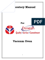 Vacuum Oven Lab Manual