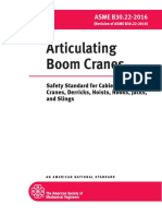 Articulating Boom Cranes: ASME B30.22-2016