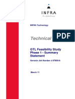 Technical Note: GTL Feasibility Study Phase 1 - Summary Statement