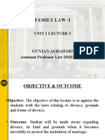Family Law - I: Unit 1 Lecture 5