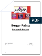 Complete Berger Paints Financial Report