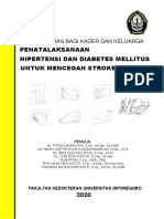 Buku Panduan Bagi Kader Dan Keluarga Penatalaksanaan Hipertensi Dan DM + Isbn