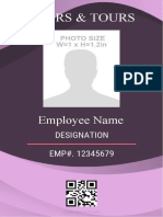 Employee Name: Designation EMP#. 12345679