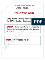 Follow Up Work: Workbook PG 27