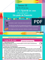 ??33 Semana Aprende en Casa 2do Preescolar??