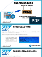 Documentos SD bloqueados no SAP usando o código de transação VKM1