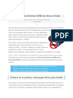 3 Formas de Eliminar DRM de Libros Kindle - HTML