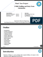 Final Year Project: Iot Based Milk Profiling and Dairy Farm Automation