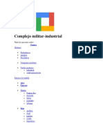 Complejo Militar Industrial