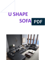 U Shape Sofa Set