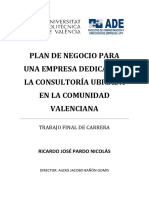 Plan de negocio para consultoría en Valencia