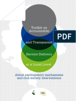 Toolkit On Accountable: About Participatory Mechanisms and Civil Society Interventions