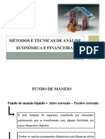 Métodos e técnicas de analise económica e financeira