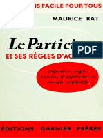 Le Participe Passé Et Ses Regles D'accord - Rat Maurice