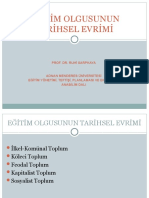 2 Eğitimin Tarihsel Temelleri