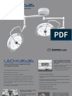 Ficha técnica LED_X3636-160K lux, LAMPARA CIELITICA 160000 LUX