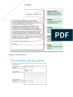 La Carta y Sus Formatos