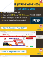 Rsmssb-Je (Wrd-Pwd-Phed) : Online Test Series-2020