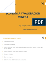 Semana 1 Economía y Valoración de Proyectos Mineros R2