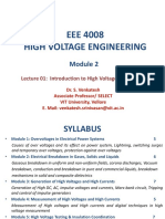 FALLSEM2021-22 EEE4008 TH VL2021220100781 Reference Material I 03-Aug-2021 HV ENGINEERING LECTURE 1