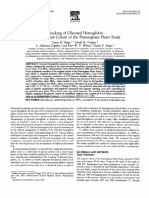 Tracking of Glycated Hemoglobin in The Original Cohort of The Framingham Heart Study