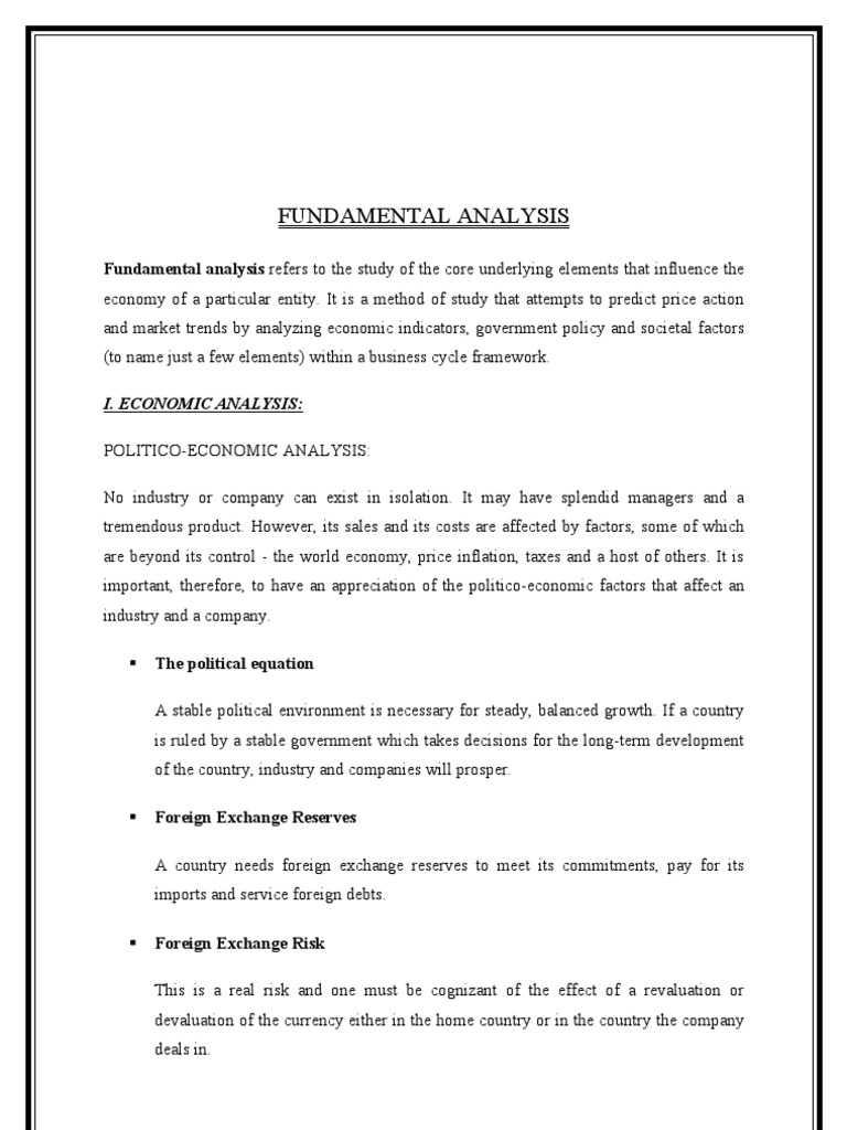 Understanding Fundamental Analysis | PDF | Income Statement | Balance Sheet
