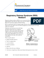 Respiratory Distress Syndrome (RDS) Newborn: Picture 1