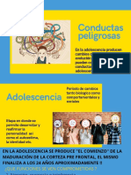 Conductas Peligrosas en La Adolescencia