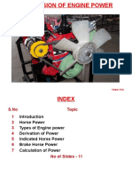 LO 1.1.5 (Expression of Power Developed IHP & HP. Calculation of IHP & BHP)